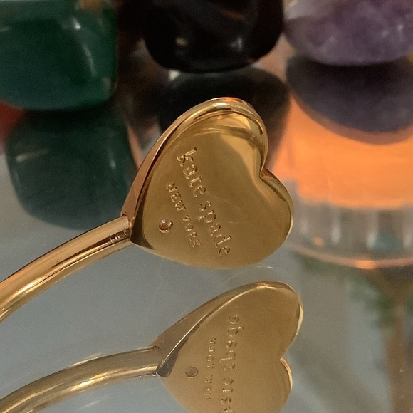 🆕 Kate Spade New York Pink Enamel & Heritage Bangle Set - Picture 6 of 11